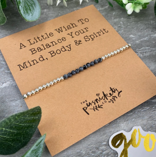 A Little Wish For Peace And Protection Beaded Bracelet