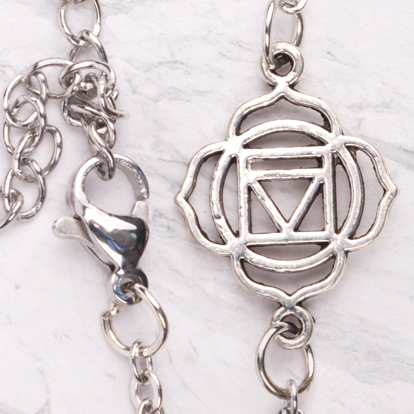 Seven Chakra Pendant Charm Bracelet