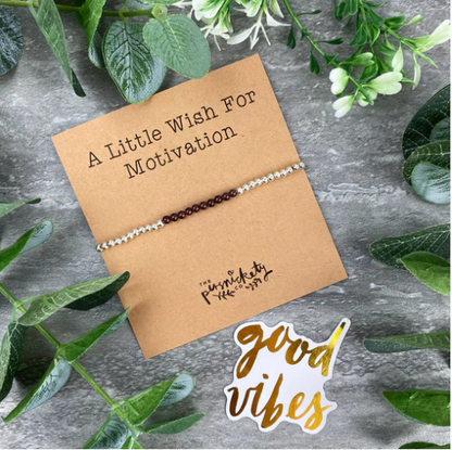 A Little Wish For Motivation Beaded Bracelet