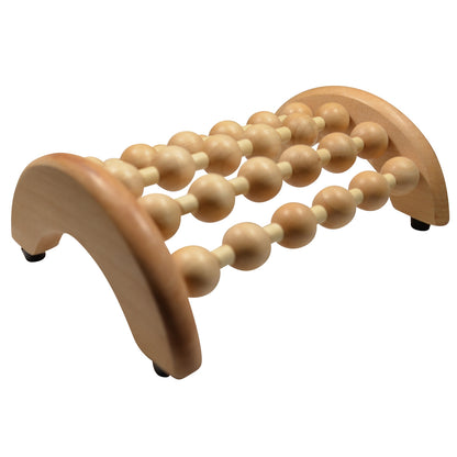 Wooden Foot Massager - Lymphatic Drainage and Relaxation Massage Roller