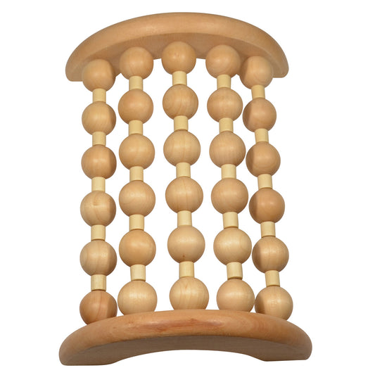 Wooden Foot Massager - Lymphatic Drainage and Relaxation Massage Roller