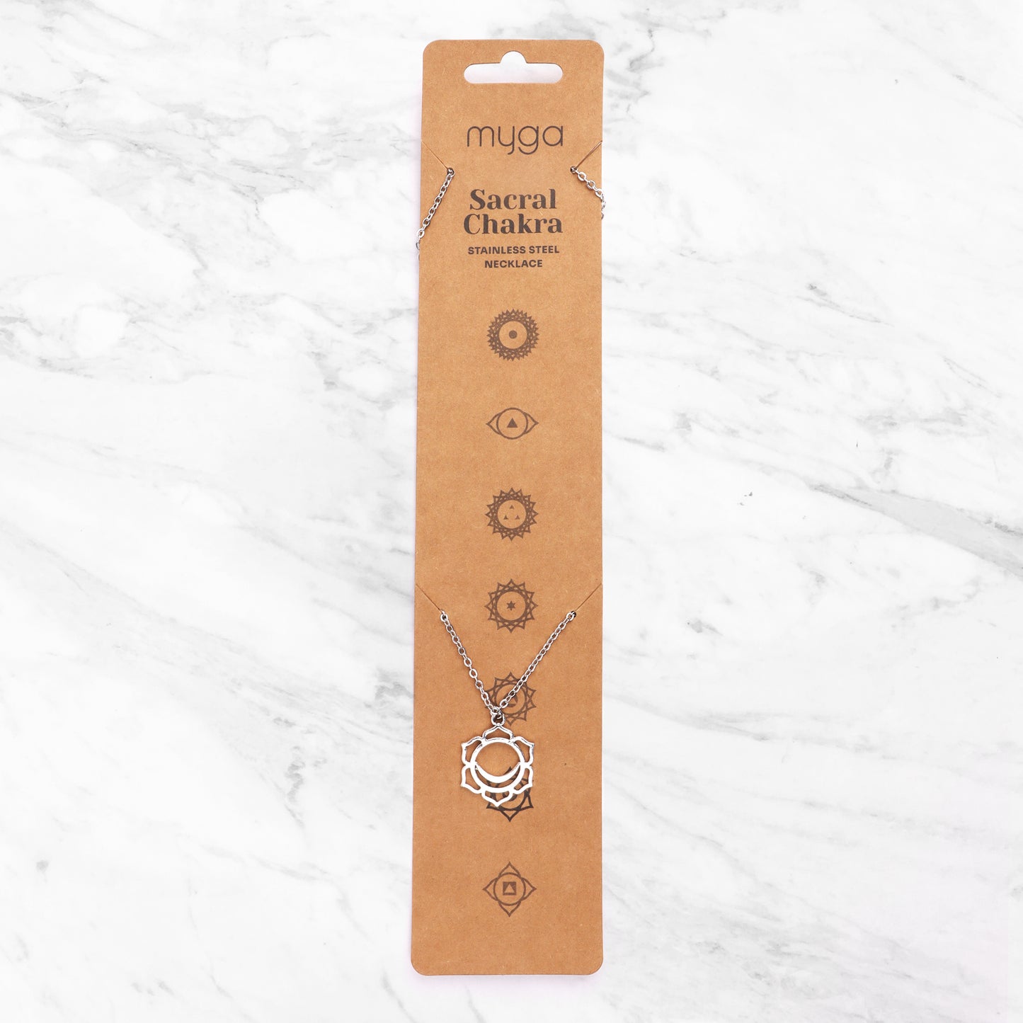 chakra pendant charm necklace