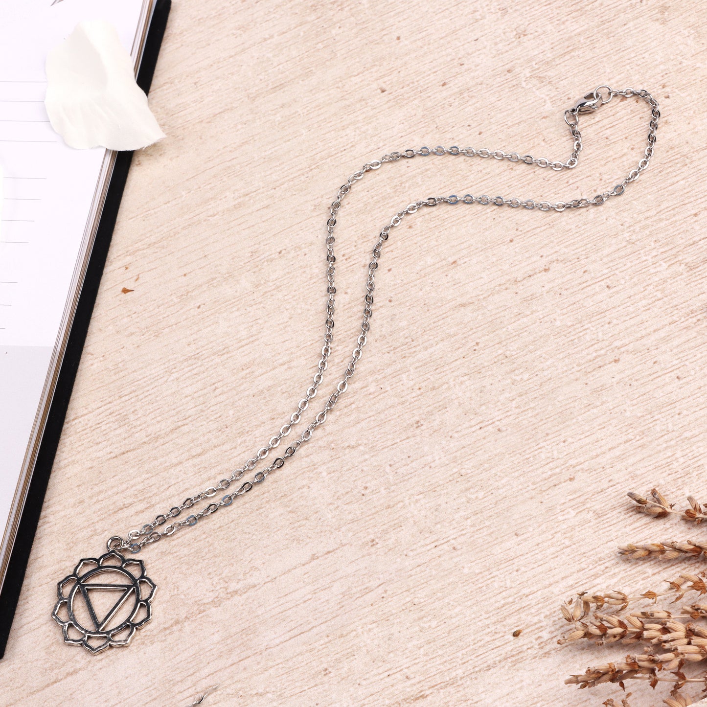 chakra pendant charm necklace