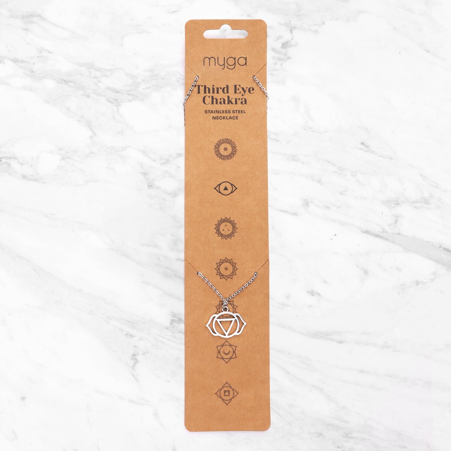 chakra pendant charm necklace