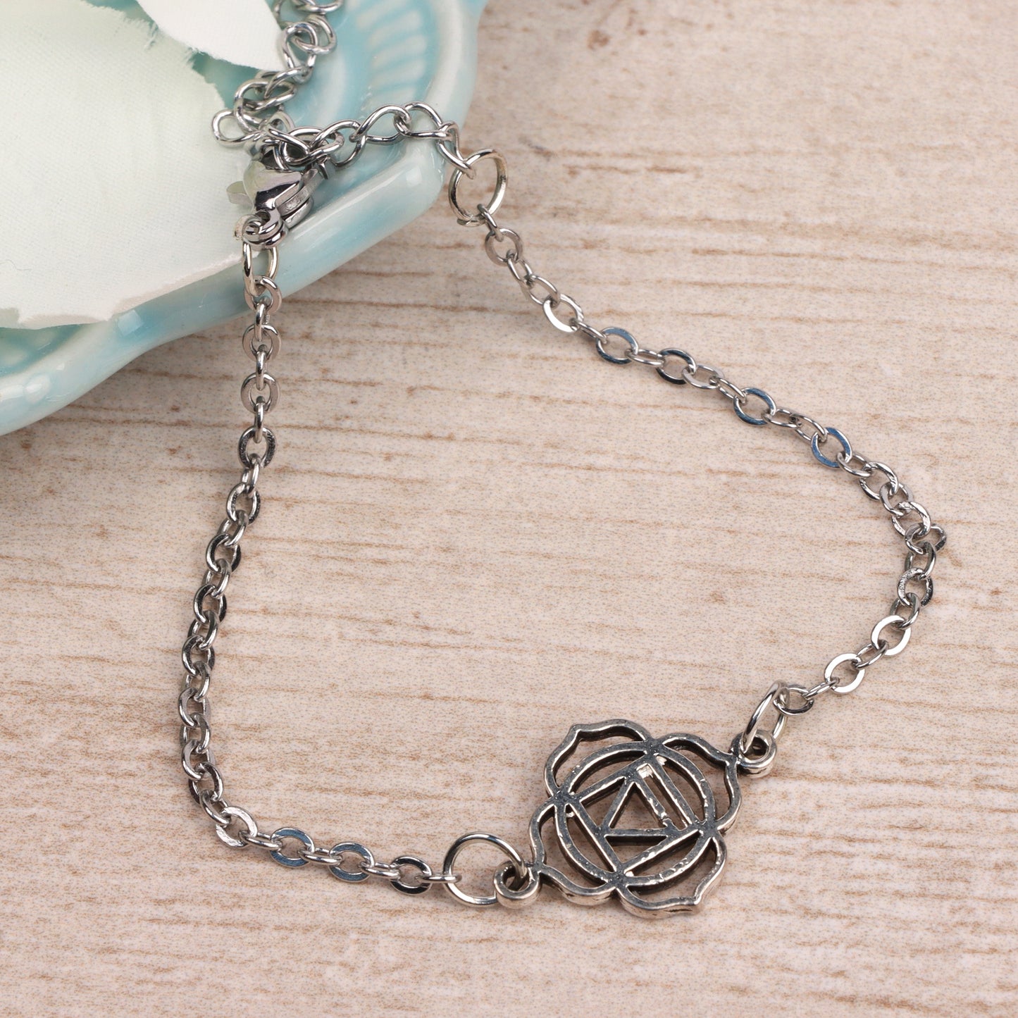 Seven Chakra Pendant Charm Bracelet