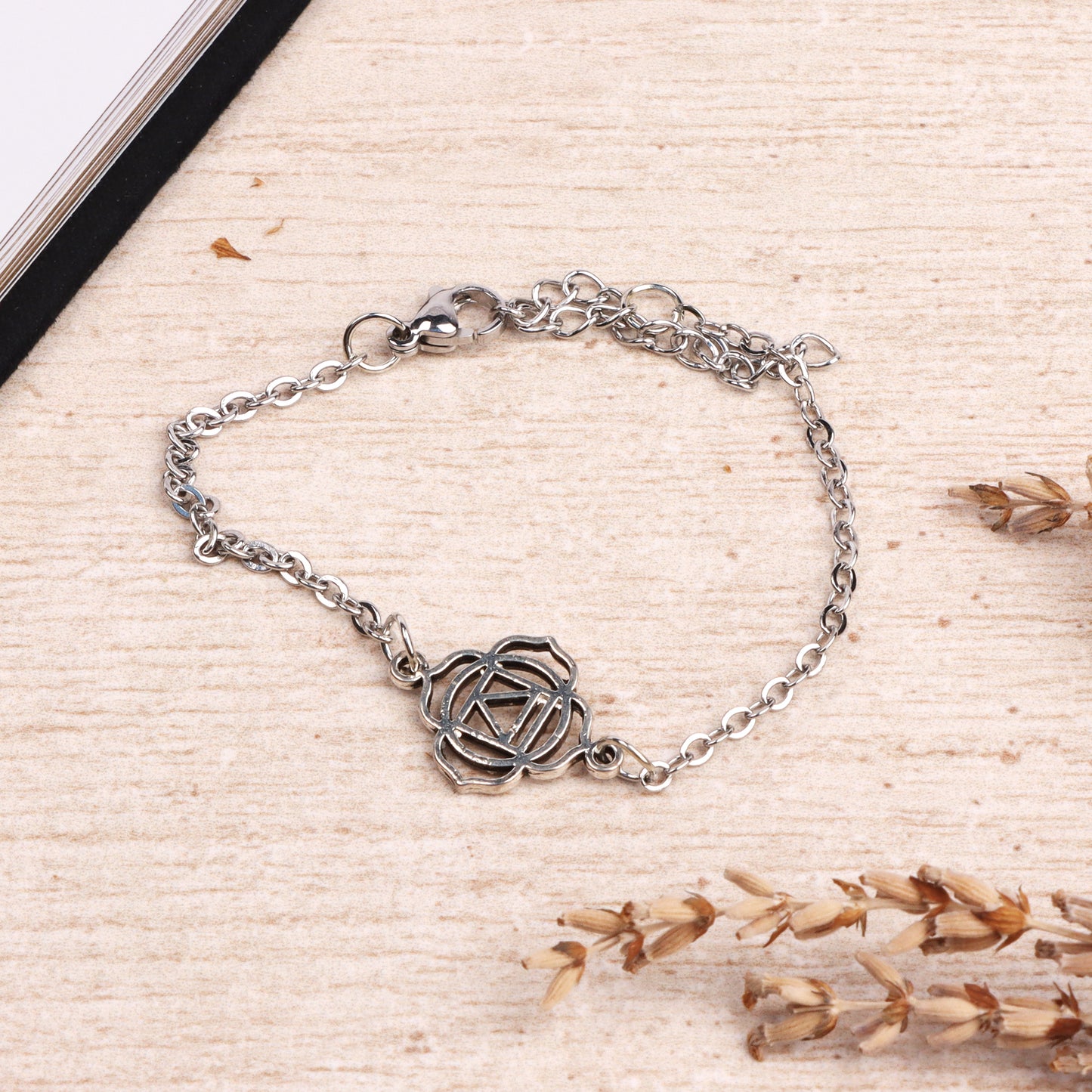 Seven Chakra Pendant Charm Bracelet