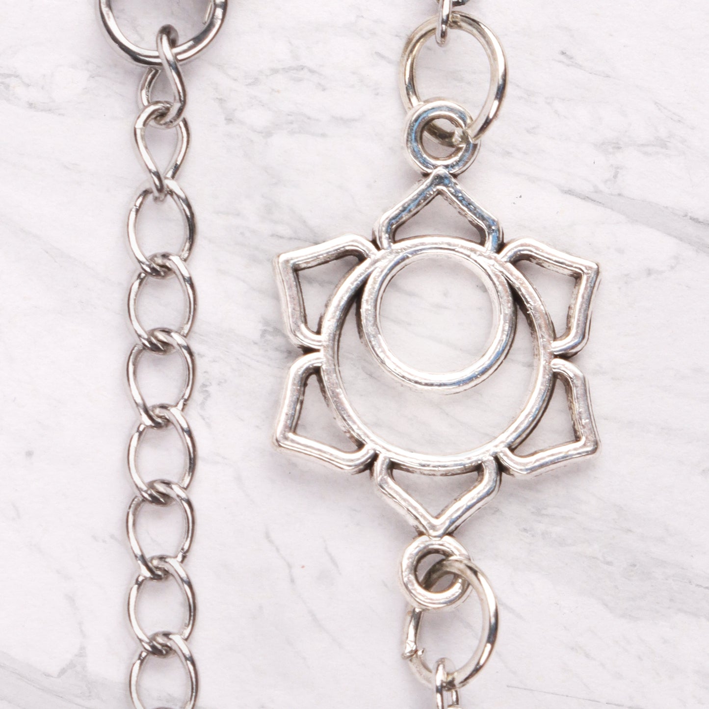 Seven Chakra Pendant Charm Bracelet