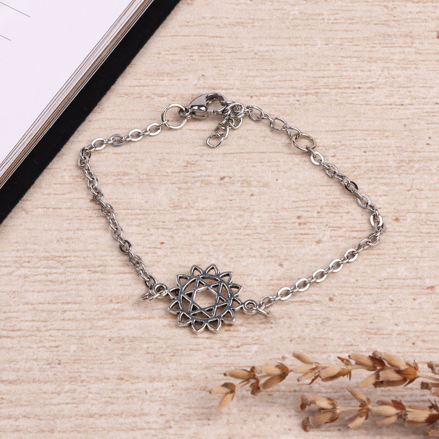 Seven Chakra Pendant Charm Bracelet