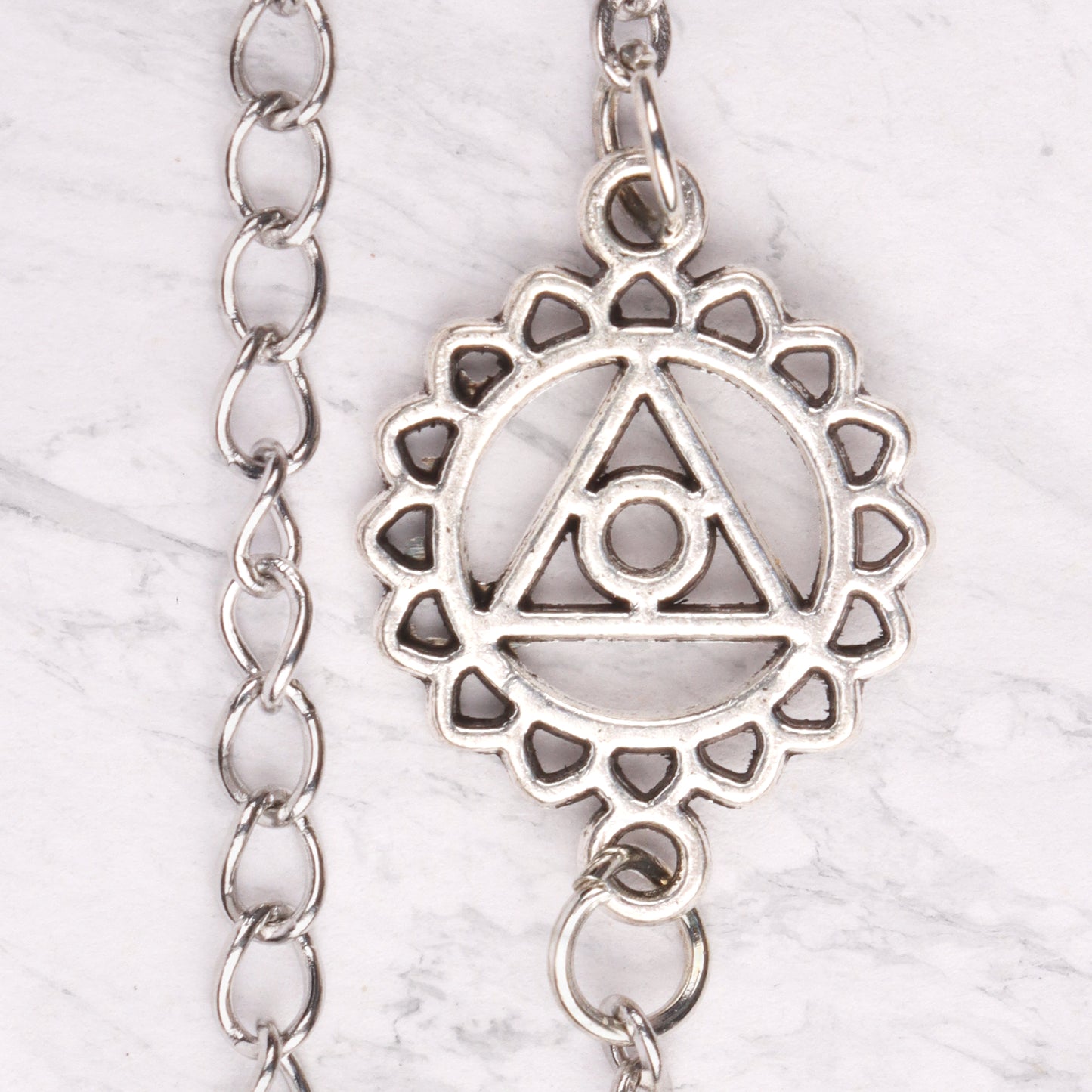 Seven Chakra Pendant Charm Bracelet