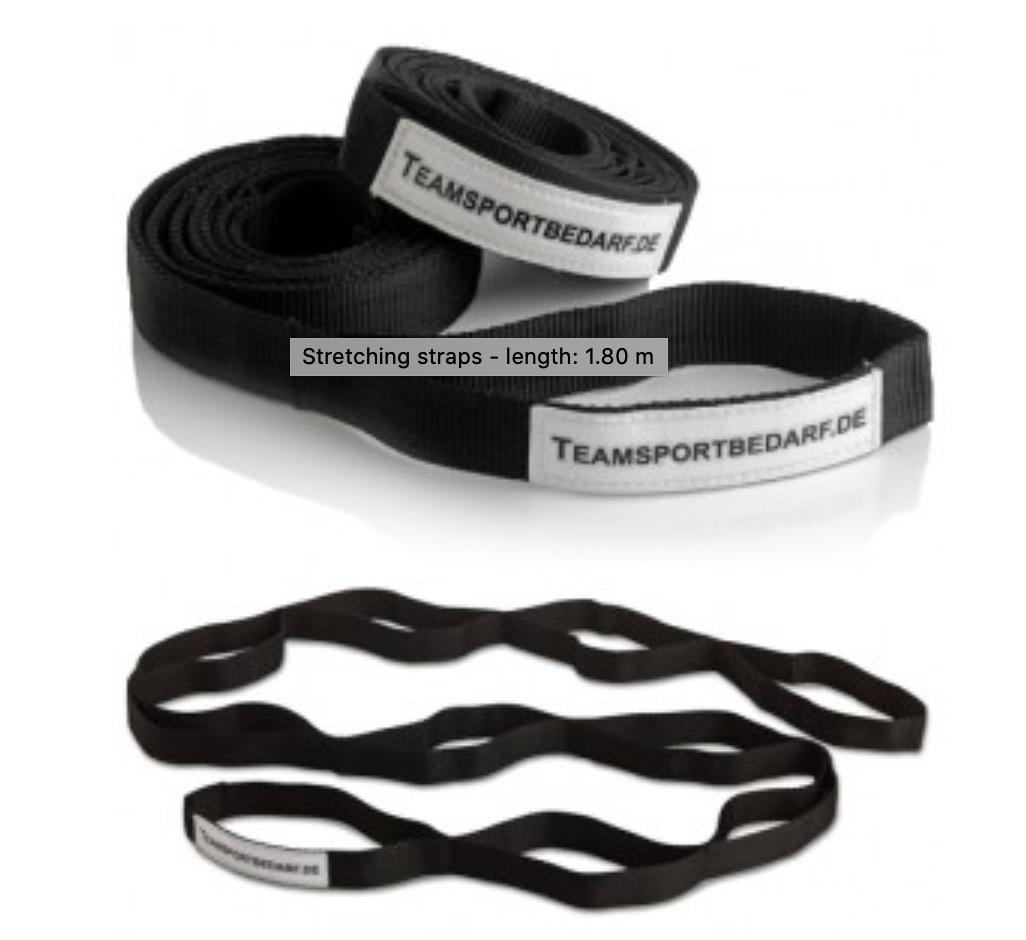 Stretching straps - length: 1.80 m