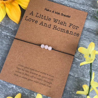 A Little Wish For Love and Romance Wish Bracelet